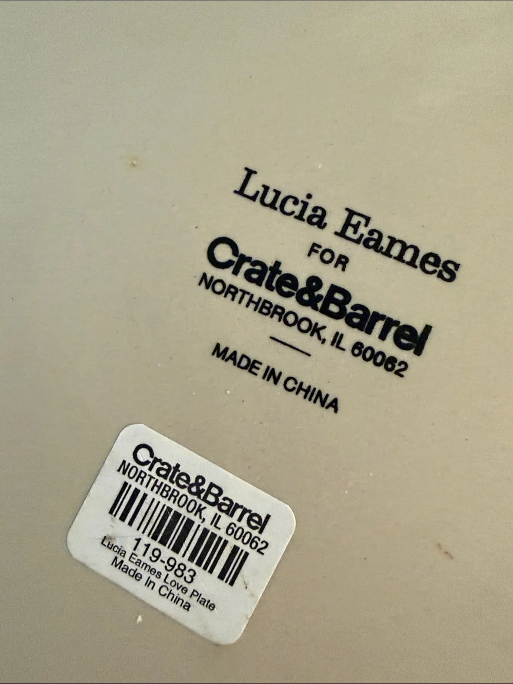 Crate&Barrel White 